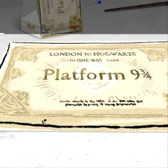 NIP HARRY POTTER TRAIN TICKET 400 PIECE PUZZLE - Picture 2 of 4